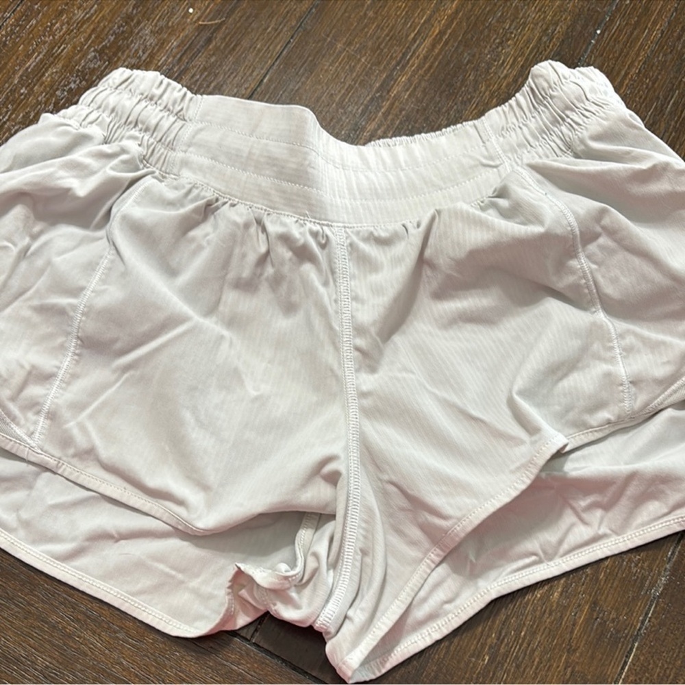 Women's White Athletic Shorts